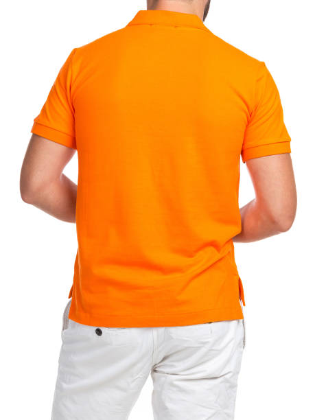 istock blank color t-shirt on man (back side) isolated on white background 1180065471