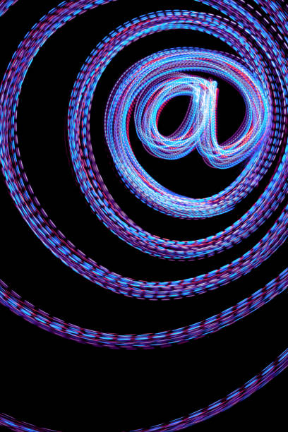 istock @ AT symbol - LED light painting 1180070009
