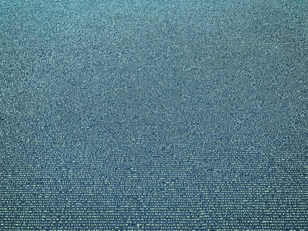 suelo de alfombra moderna - blue carpet rug fiber fotografías e imágenes de stock