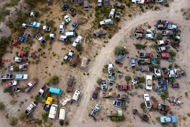 istock American Classic Cars from Above 1180072953