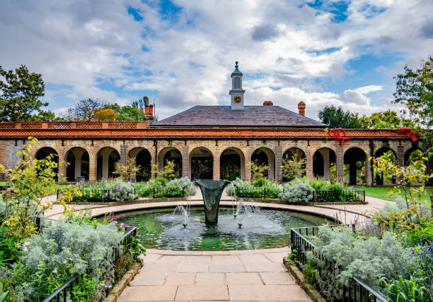 istock Holland park garden in London 1180074031