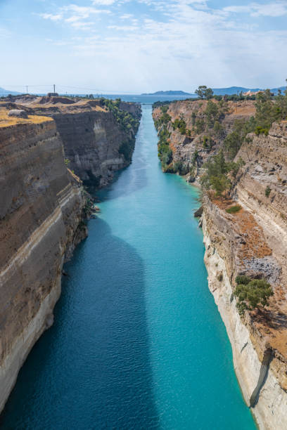 istock The view of Corinth Canal in Greece 1180075157