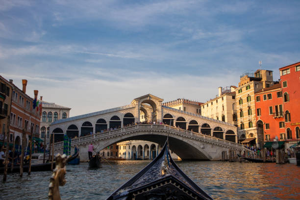 istock The Rialto Bridge from a gondola 1180076245
