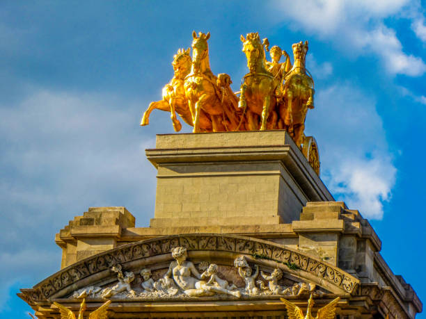 istock Quadriga de l'Aurora, Barcelona, Catalonia, Spain 1180076457