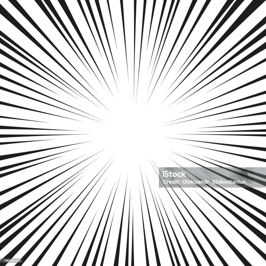 Explosion De Lineas Ilustración de Explosión Gráfica Con Líneas De Velocidad Elemento De ...