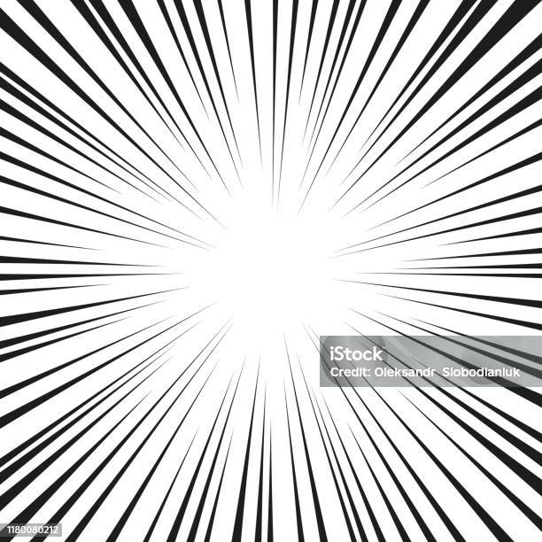 Explosion De Lineas Ilustración de Explosión Gráfica Con Líneas De Velocidad Elemento De ...