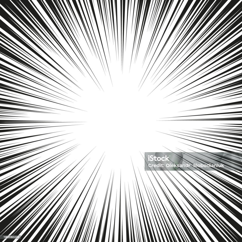 Explosion De Lineas Ilustración de Explosión Gráfica Con Líneas De Velocidad Elemento De ...