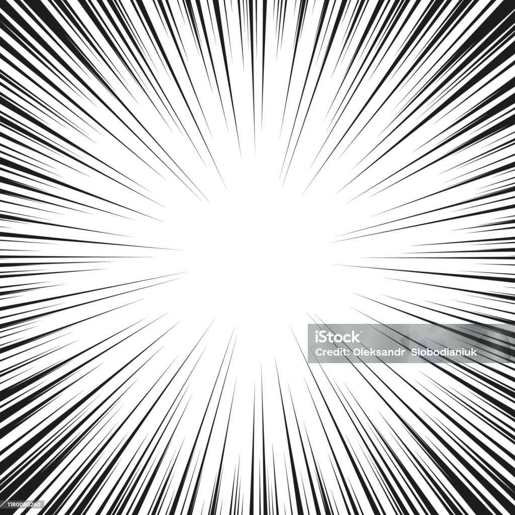 Explosion De Lineas Ilustración de Explosión Gráfica Con Líneas De Velocidad Elemento De ...