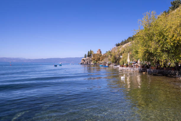 istock Lake Ohrid, North-Macedonia landscape 1180081778