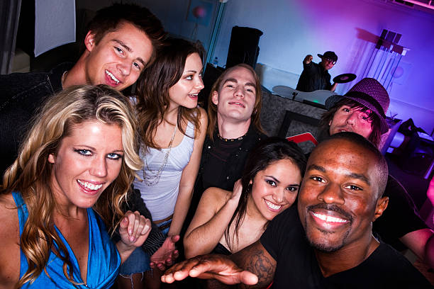 istock Group Dancing at the Night Club 118008628
