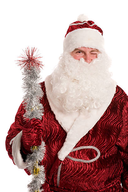 istock Santa Claus gives a wink 118009035
