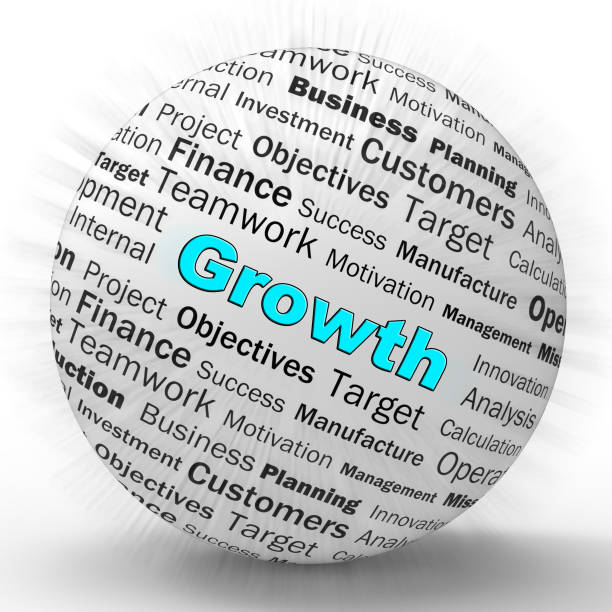 istock Economic growth and financial progress means a healthy economy - 3d illustration 1180098226