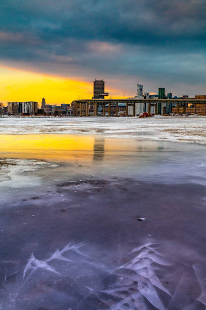 istock Buffalo New York Business District Day and Night 1180101146