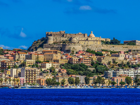 View of Milazzo in Sicily, Italy