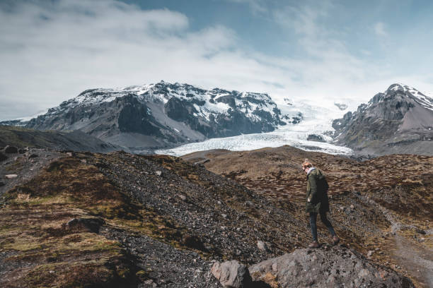 istock Hiking through Icelandic landscape 1180103594