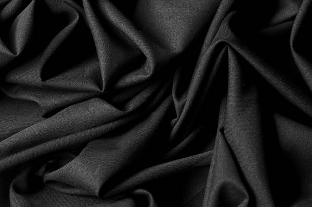 istock Textured background Plans, Black fabric. This light fabric of linen fabric has a luxurious arm with full-length drapery. Ideal for your design, relic designs, It has cross threads of black and white 1180106717