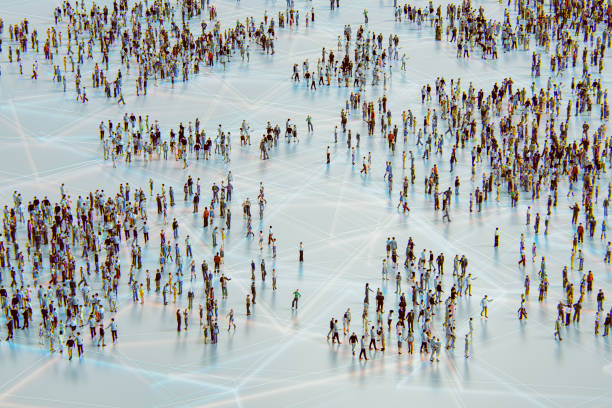istock Urban crowds of people from above 1180115075