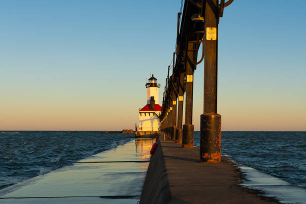 istock Sunrise on Lake Michigan 1180126841