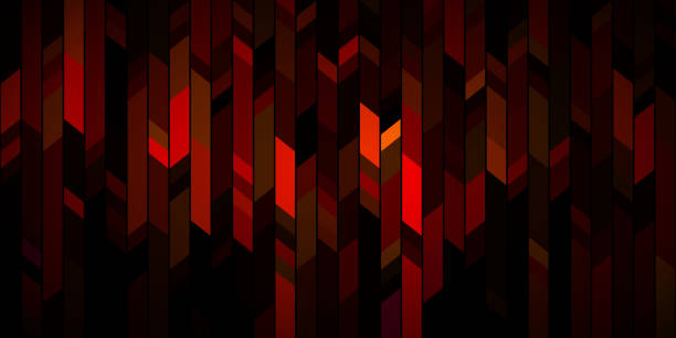 ilustrações de stock, clip art, desenhos animados e ícones de dark vibrant background - red backgrounds shadow pattern