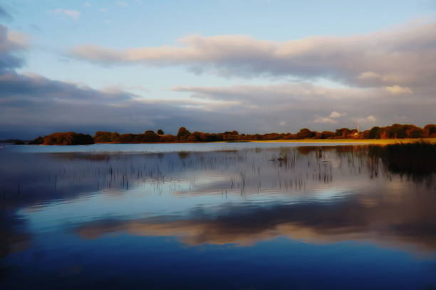 Spectacular Sunlight over the Lakes of Killarney along the Ring of Kerry, County Kerry, Ireland