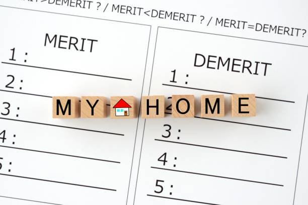 istock Merit and demerit of having my home 1180144814