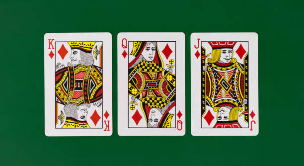 istock Playing Cards full deck green with plain background mockup casino poker 1180145789