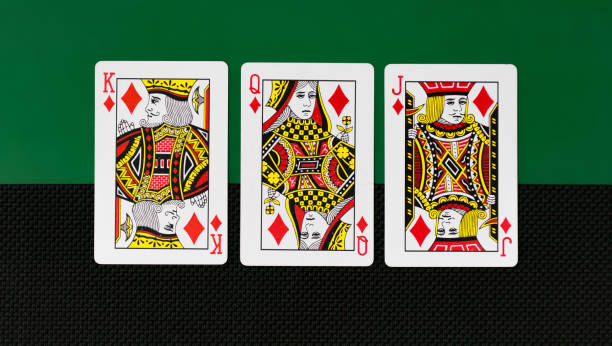 istock Playing Cards full deck green with plain background mockup casino poker 1180145912