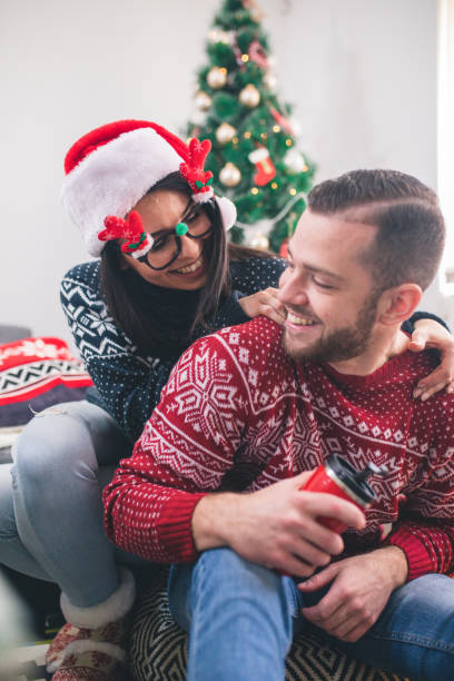 istock Joyful cozy moments in winter holidays. 1180148350