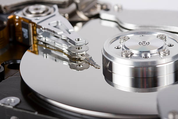 Hard disc drive stock photo