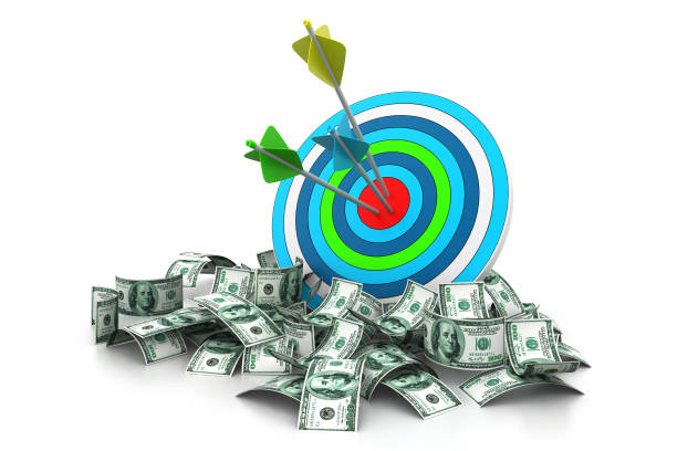 istock Target money. Financial concept 1180156363