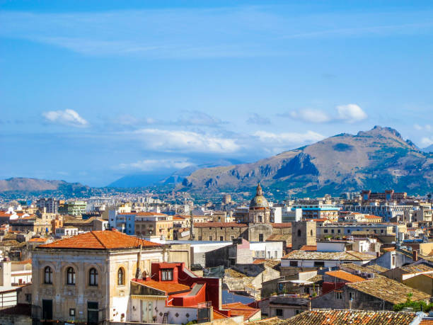 istock View on the rooftops of Palermo from the Cathedral, Sicily 1180163022