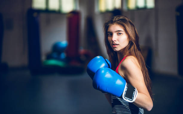 istock Boxing in the gym 1180164460