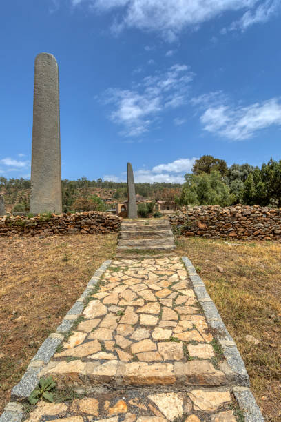 istock Ancient obelisks in city Aksum, Ethiopia 1180164520