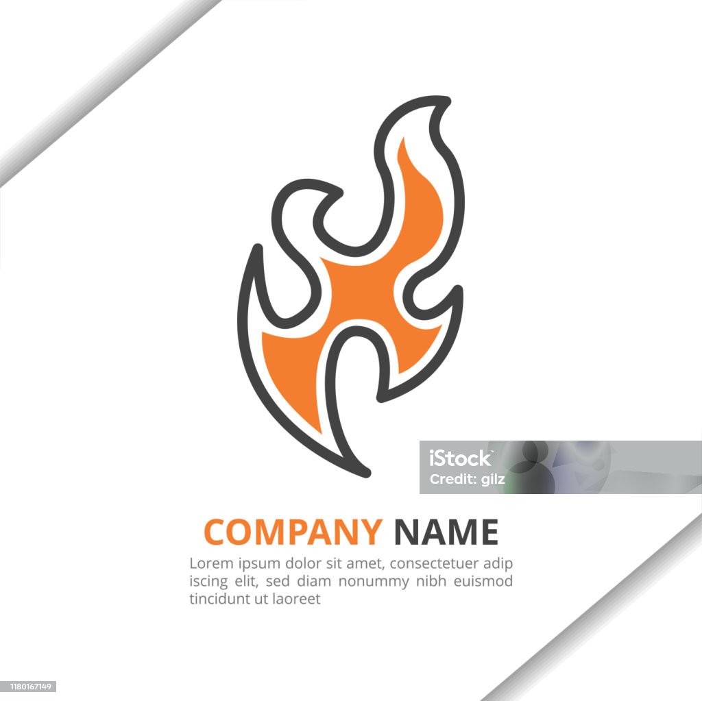 Konsep Desain Ikon Logo Api Api Modern Untuk Perusahaan Anda Perusahaan ...