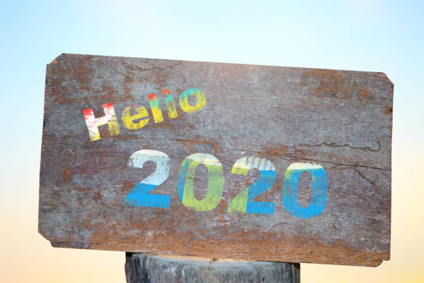 istock Happy New Year 2020, Holiday festive celebration concept. 1180167823