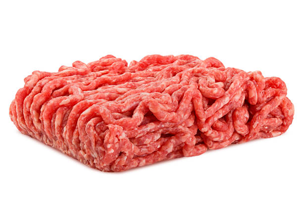 istock minced meat, pork, beef, forcemeat, clipping path, isolated on white background, full depth of field 1180170612