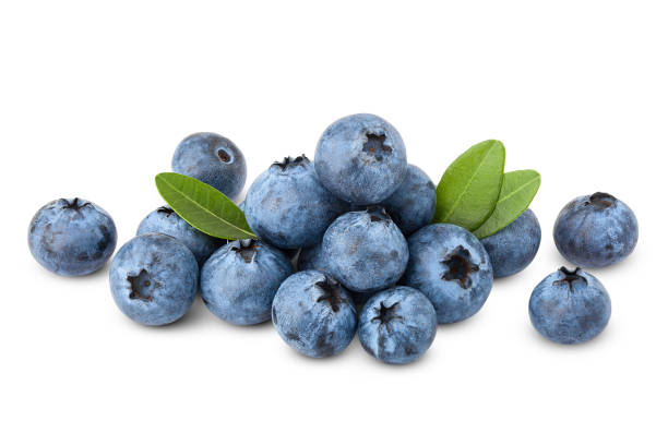 istock blueberry, clipping path, isolated on white background, full depth of field, high quality 1180170643