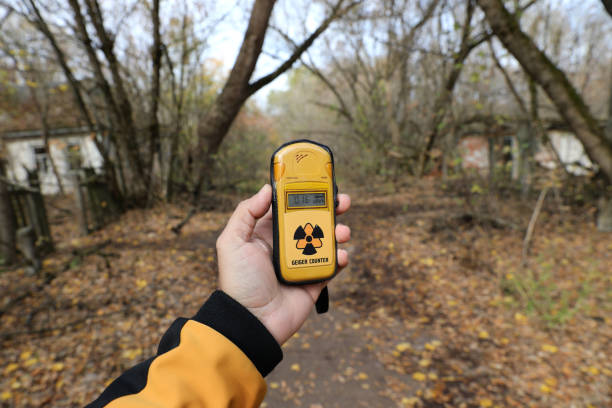 Geiger Counter in Chernobyl Geiger Counter in Chernobyl chornobyl photos stock pictures, royalty-free photos & images