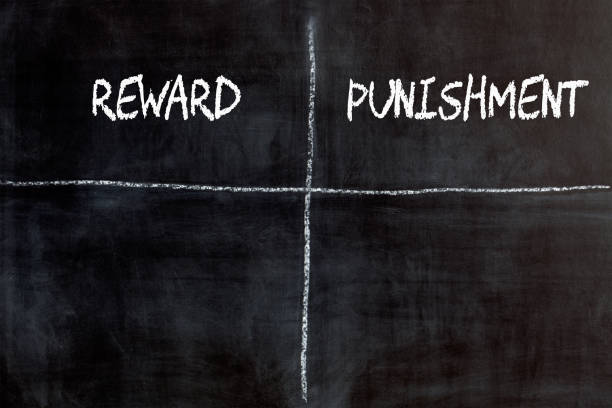 Reward Punishment Concept stock photo