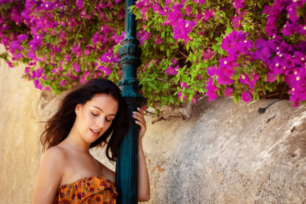 istock brunette woman on vacation on majorca 1180178498