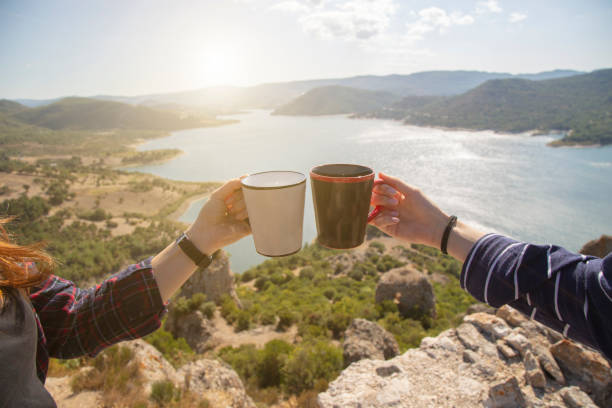 istock Coffee addicted. People enjoy coffee. 1180190175