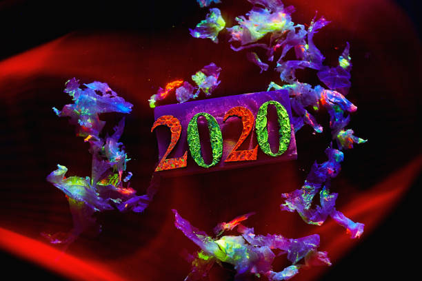 istock Christmas neon decoration 1180198723