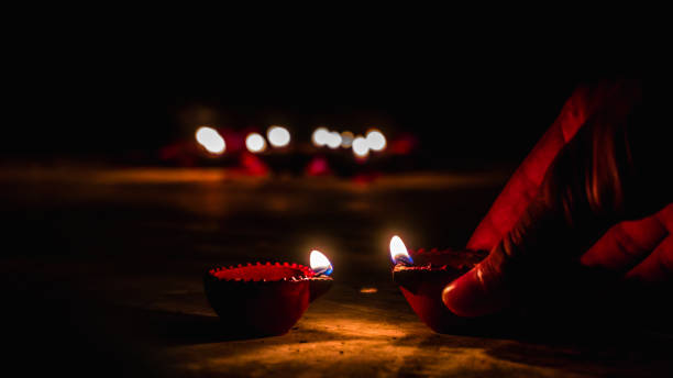 istock Diwali Diya(oil lamp) also known as diva 1180200235