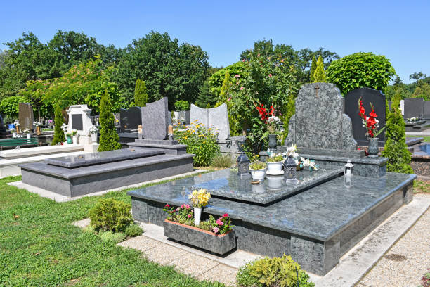 istock Tombstones in the public cemetery 1180203864