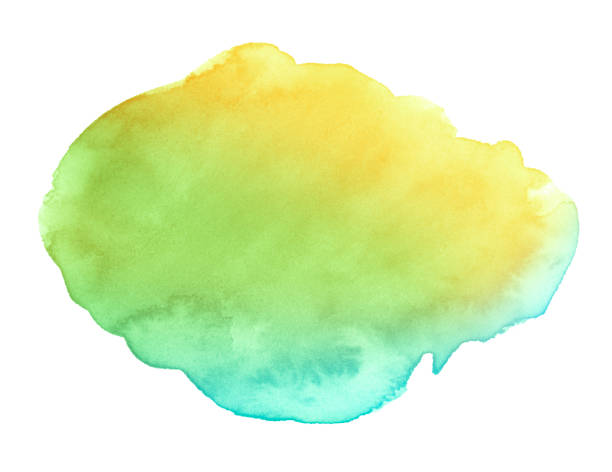 istock Multicolor watercolor in pastel tones. Isolated place with divorces and borders. Frame with copy space for text. 1180204472