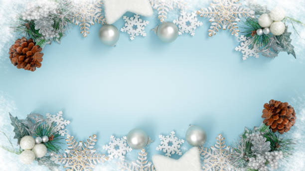 istock Christmas decoration with pine cones branches and Christmas stars 1180205618
