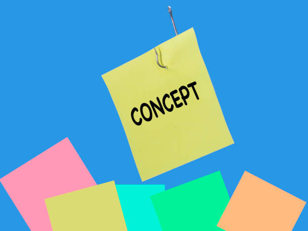 istock Post it with the word concept created from brainstorming for new inspiration . 1180206905