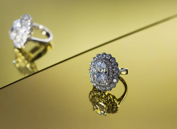 istock Macro catalogue shot of shining huge ring 1180207139