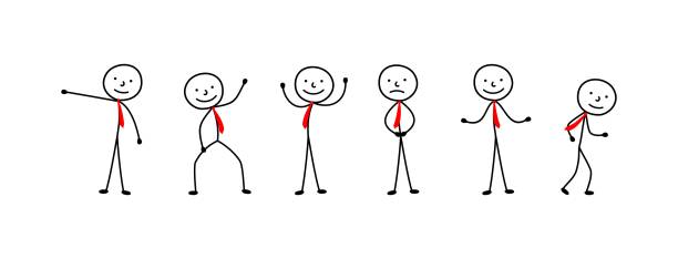 istock sketch businessman, stick figure people, man isolated drawings 1180209652