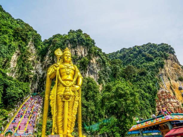 istock Lord Murugan Statue, Batu Caves, Malaysia 1180214369